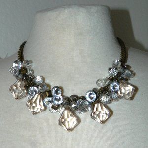 Catherine Stein Design Crystal and Metallic Coker Necklace